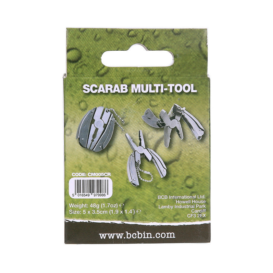 BCB Scarab CM005CR | Mini multitool EDC inox multifonction