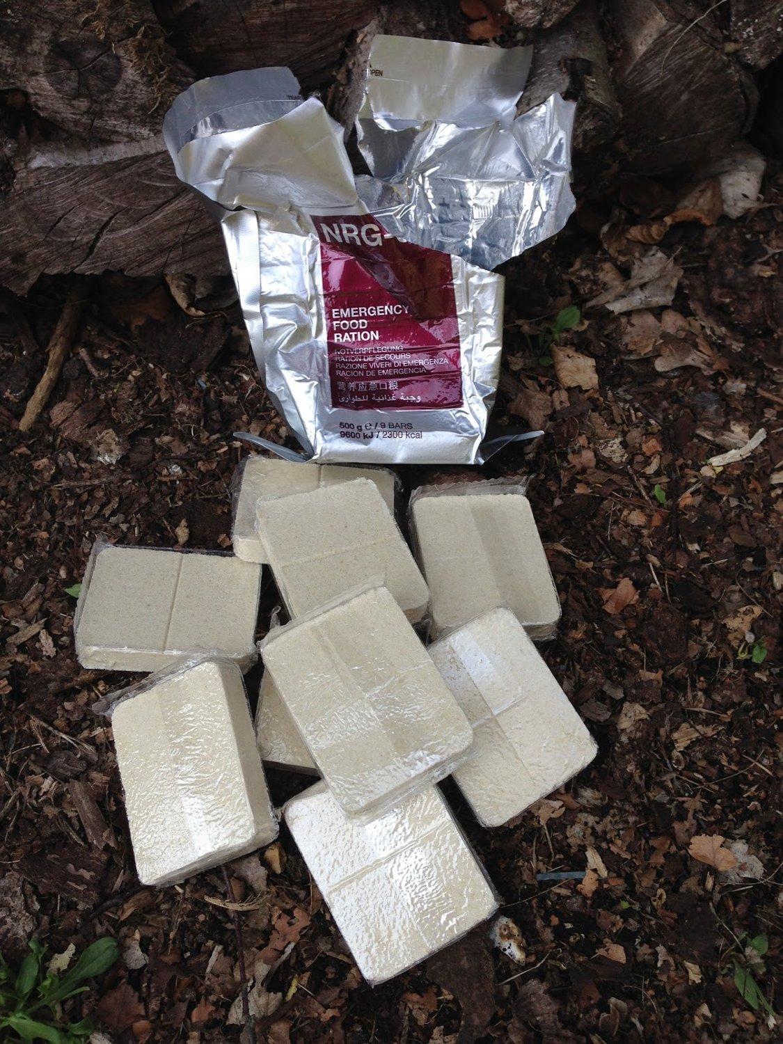 TrekNEat NRG-5 500 g | Ration Survie 9 Barres Longue Conservation