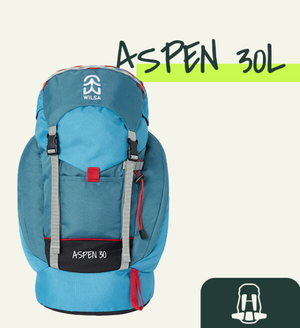 Sac à Dos Balade Aspen 30 litres Bleu | Wilsa Outdoor