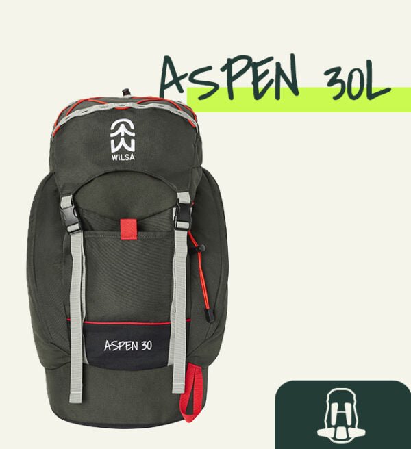 Sac à Dos Balade Aspen 30 litres Tarmac | Wilsa Outdoor - Survia outdoors