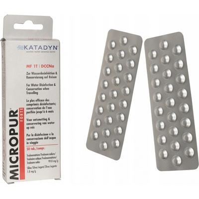 Katadyn Micropur Forte MF 1T 50 Comprimés | Désinfection Eau Outdoor