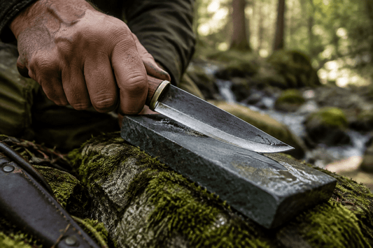 Affûter son couteau sur le terrain : méthode, angles et erreurs à éviter - Survia outdoors
