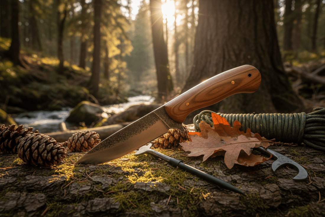 Comment choisir son premier couteau de bushcraft (sans se tromper ni enfreindre la loi - Survia outdoors