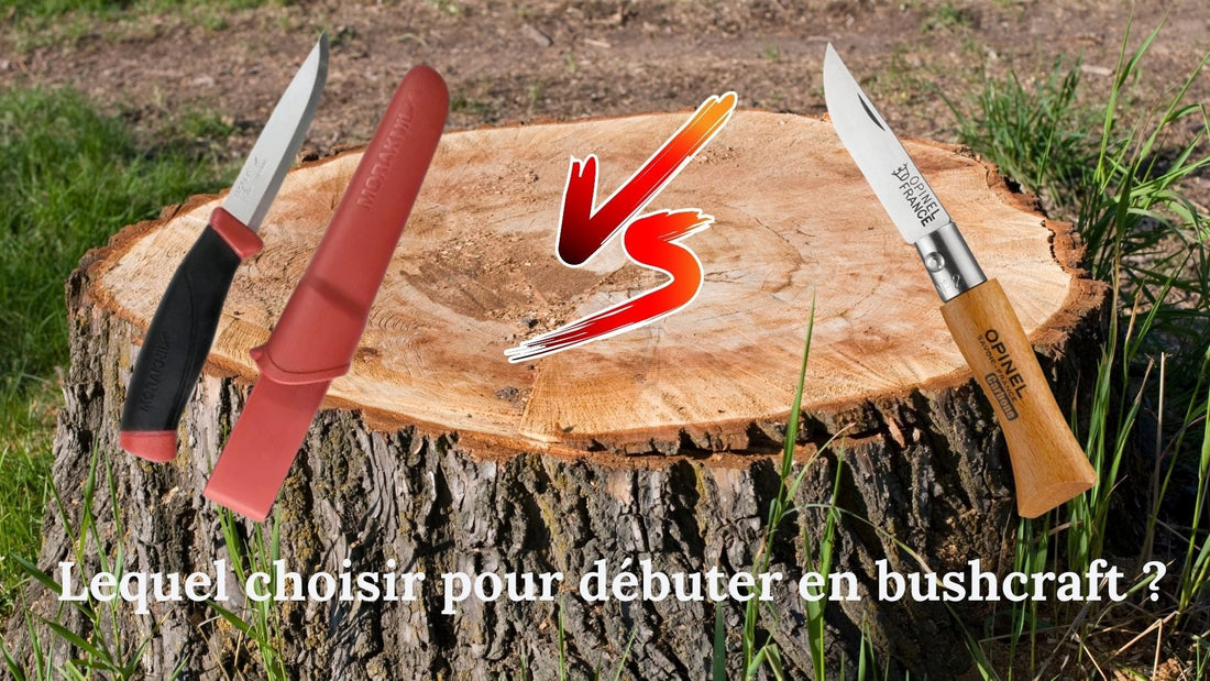 Couteau Opinel vs Morakniv : lequel choisir pour débuter en bushcraft ? - Survia outdoors