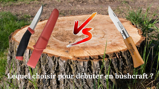 Couteau Opinel vs Morakniv : lequel choisir pour débuter en bushcraft ? - Survia outdoors