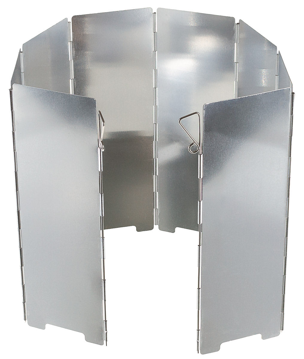 Pare-vent, en alu, pliable fox outdoor. 67 x 24 cm, 8 lamelles