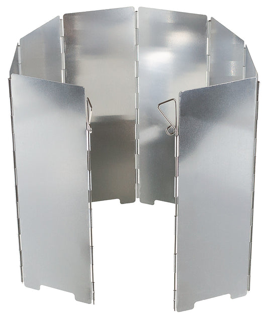 Pare-vent, en alu, pliable fox outdoor. 67 x 24 cm, 8 lamelles
