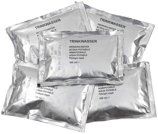 BW Eau Potable Secours 500 ml | Sachets Eau Survie Longue Conservation