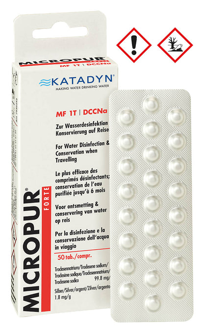 Katadyn Micropur Forte MF 1T 50 Comprimés | Désinfection Eau Outdoor