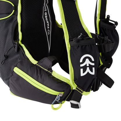 Sac à dos RAID 16 litres Noir/Jaune | Wilsa Outdoor