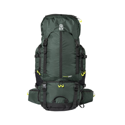 Sac à Dos Montagne Trekker 65+10 litres Vert Sapin | Wilsa Outdoor