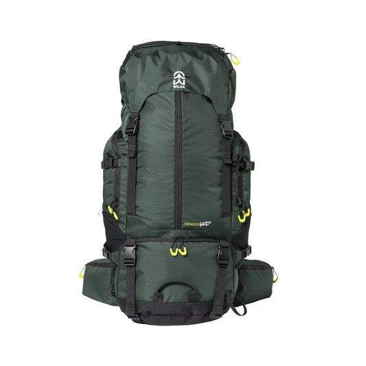 Sac à Dos Montagne Trekker 65+10 litres Vert Sapin | Wilsa Outdoor