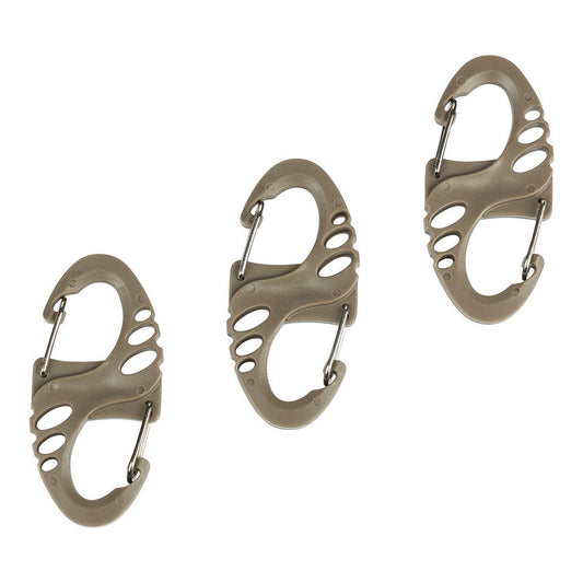 Lot de 3 mini-mousquetons