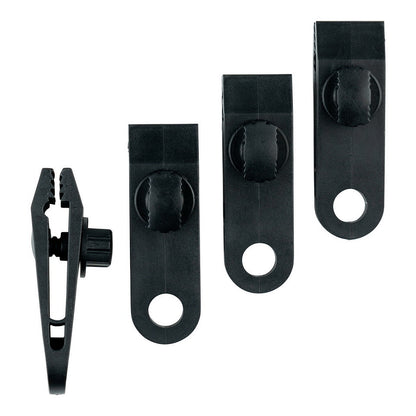 Clips de fixation tarp et bâche x4 | Œillet sans perçage