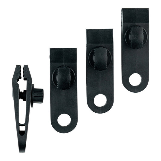 Clips de fixation tarp et bâche x4 | Œillet sans perçage