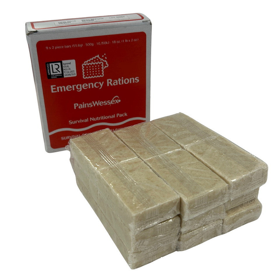 Ration de survie 500 g Pains Wessex | 2 425 kcal – 5 ans
