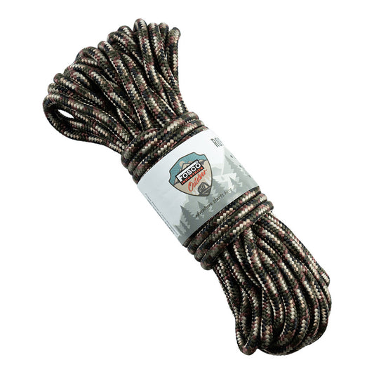 Corde Recon 7 mm Woodland 15 m | Bushcraft & Camping