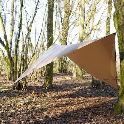 Tarp Bushcraft TF-2215 3x3 m | Bâche Rip-Stop Outdoor