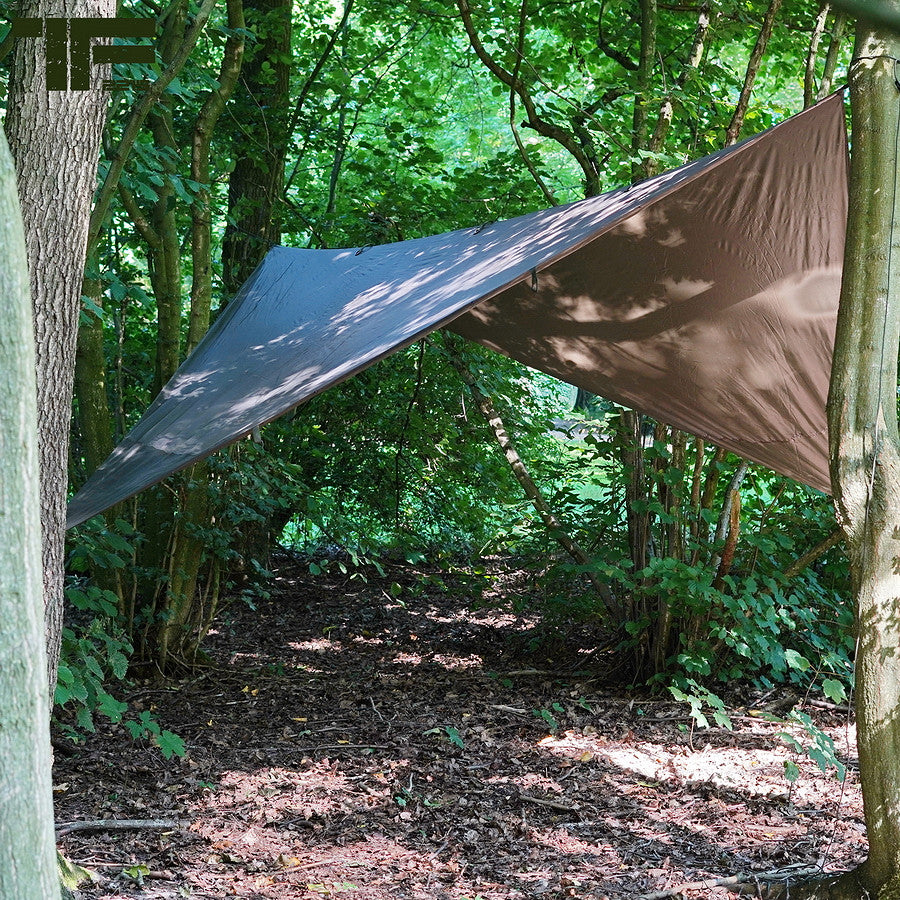 Tarp Bushcraft TF-2215 3x3 m | Bâche Rip-Stop Outdoor