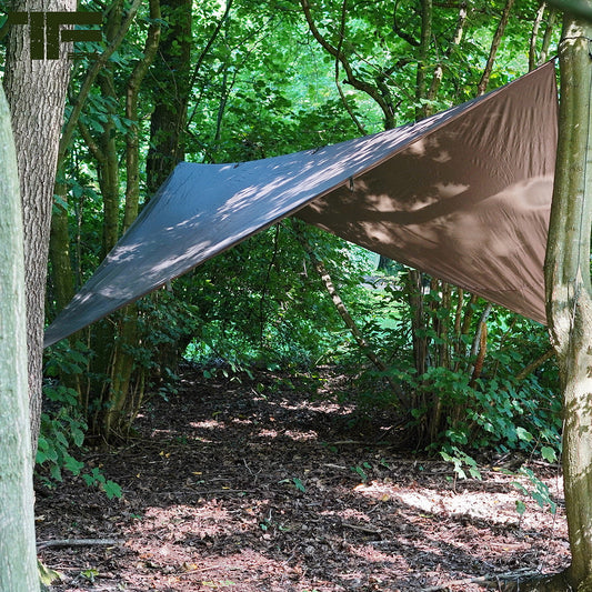 Tarp Bushcraft TF-2215 3x3 m | Bâche Rip-Stop Outdoor