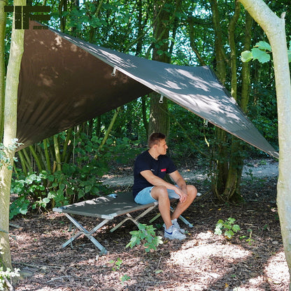Tarp Bushcraft TF-2215 3x3 m | Bâche Rip-Stop Outdoor