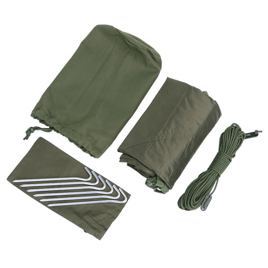 Tarp Bushcraft TF-2215 3x3 m | Bâche Rip-Stop Outdoor