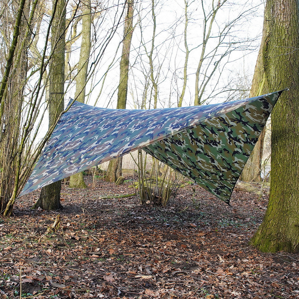 Tarp Bushcraft TF-2215 3x3 m | Bâche Rip-Stop Outdoor