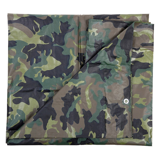 Bâche Woodland 2,8x4 m Fosco | Tarp Bushcraft Outdoor