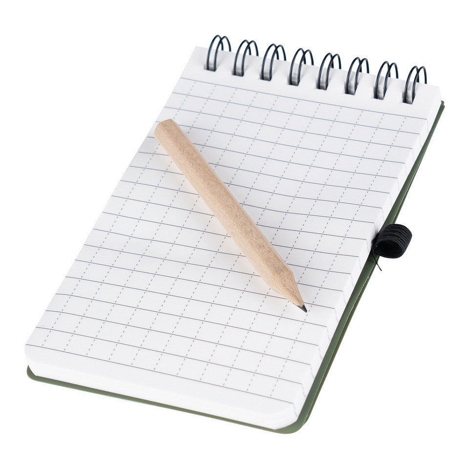 Carnet waterproof randonnée Fosco avec crayon, petit model | Outdoor