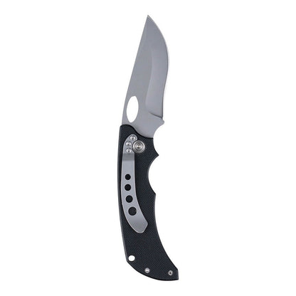 101 INC KB174 | Couteau pliant EDC noir avec clip 9 cm