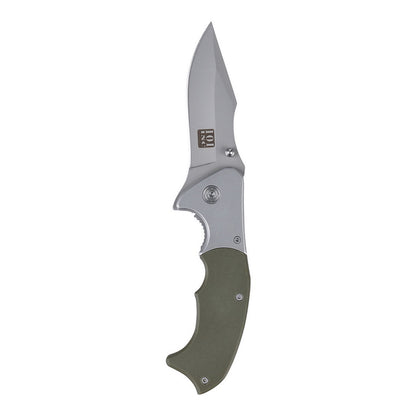 101 INC H252A | Couteau pliant EDC vert avec clip linerlock