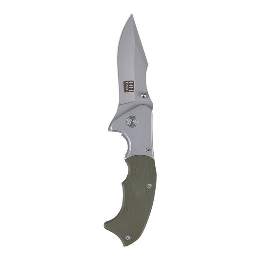 101 INC H252A | Couteau pliant EDC vert avec clip linerlock