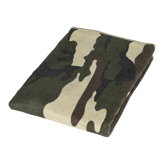 Serviette microfibre camouflage 120x60 cm | Camping, randonnée et bushcraft