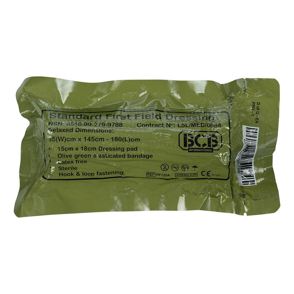 BCB Combat First Field Dressing PF120A | Pansement compressif militaire