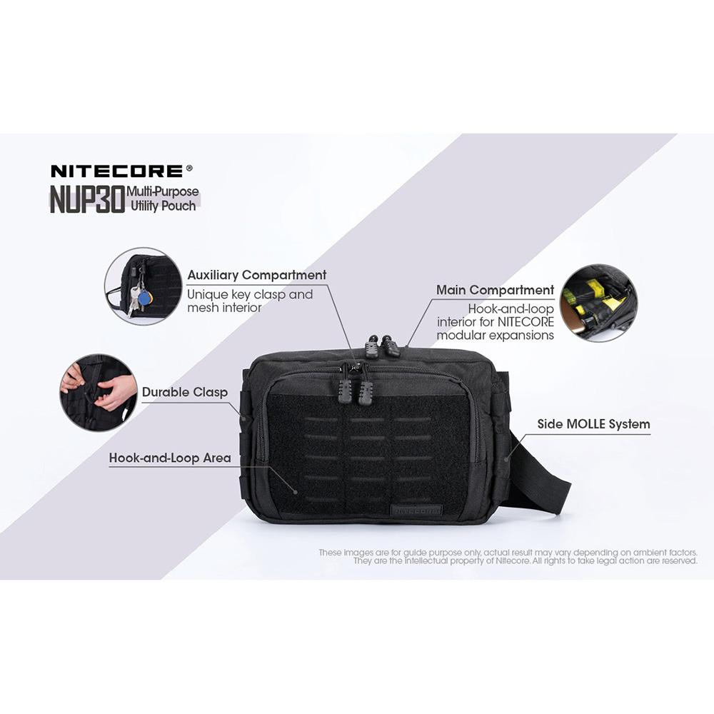 Nitecore NUP30 | Sac Tactique EDC 600D Outdoor