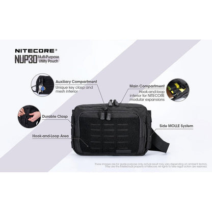 Nitecore NUP30 | Sac Tactique EDC 600D Outdoor