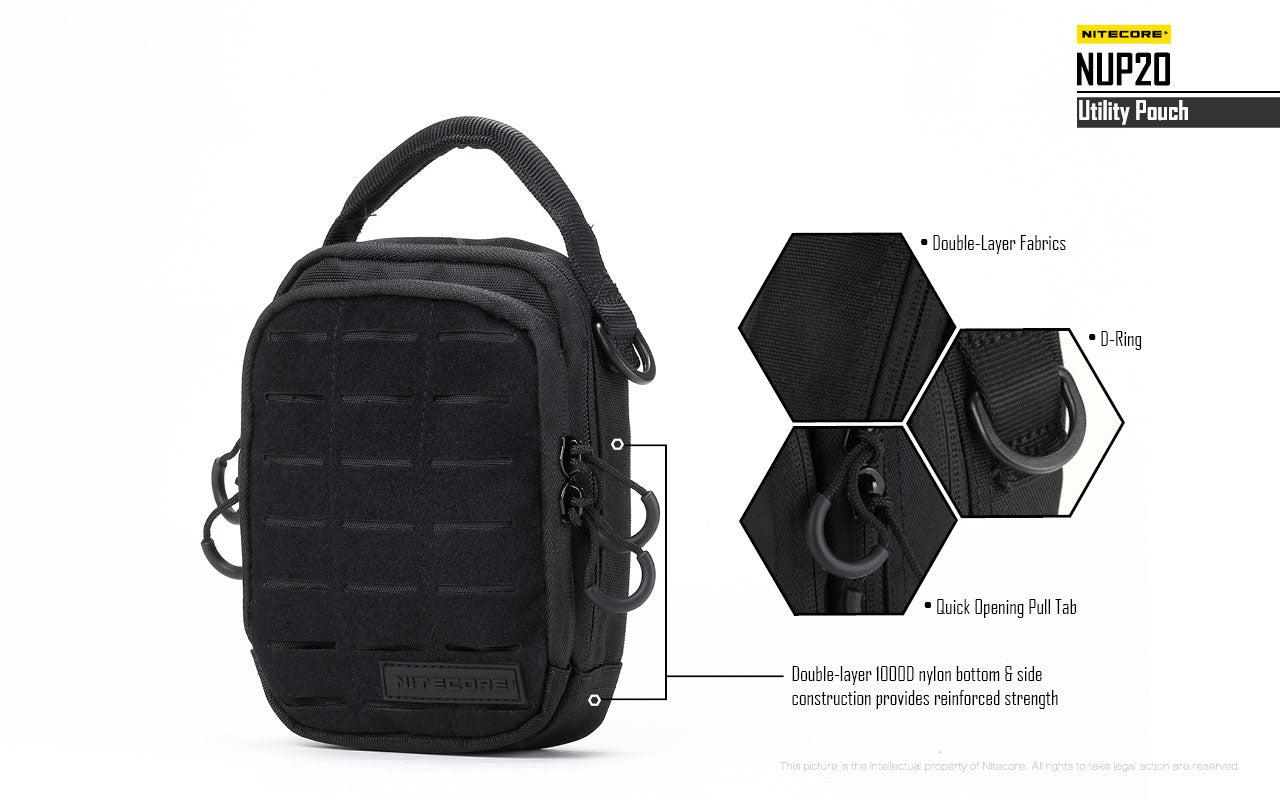 Nitecore NUP20 | Sac Tactique EDC Compact et Robuste