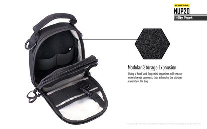 Nitecore NUP20 | Sac Tactique EDC Compact et Robuste