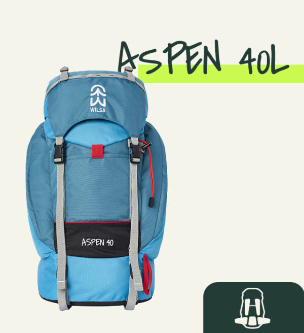 Sac à Dos Balade Aspen 40 litres Bleu | Wilsa Outdoor