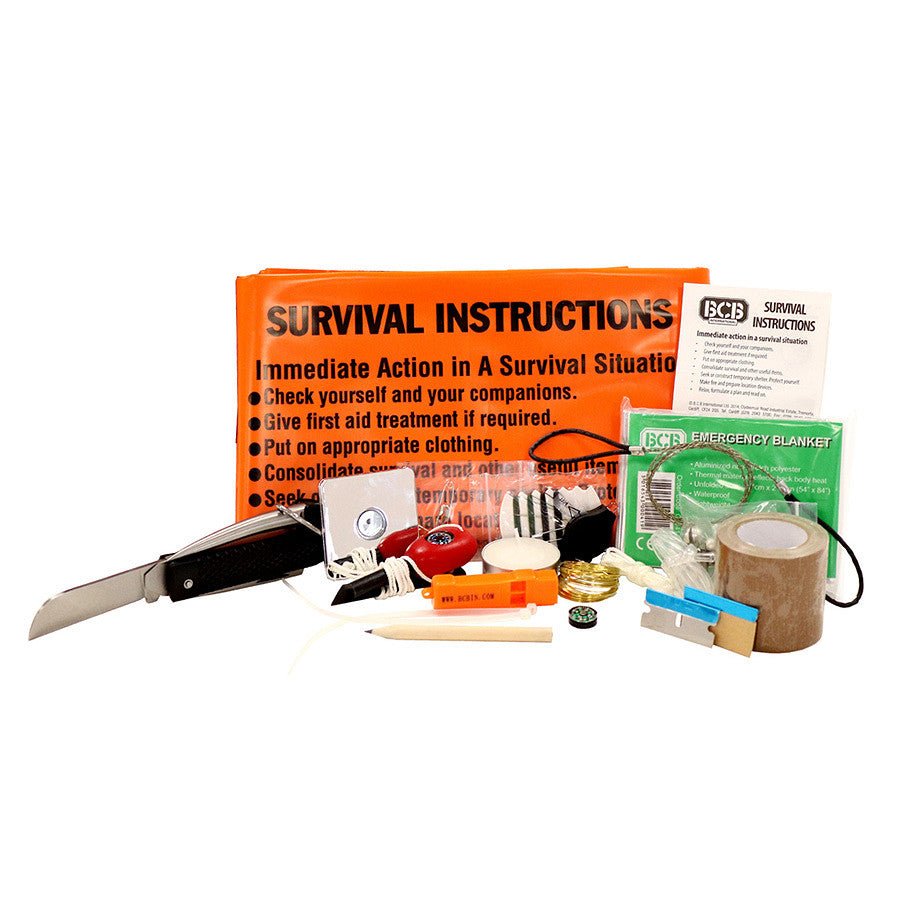 BCB CK068 Sac de survie complet | Kit préparation Bushcraft & Outdoor - Survia outdoors