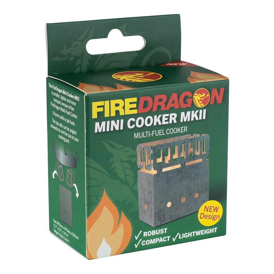 BCB FireDragon Mini Cooker MK2 CN375 | Réchaud randonnée - Survia outdoors