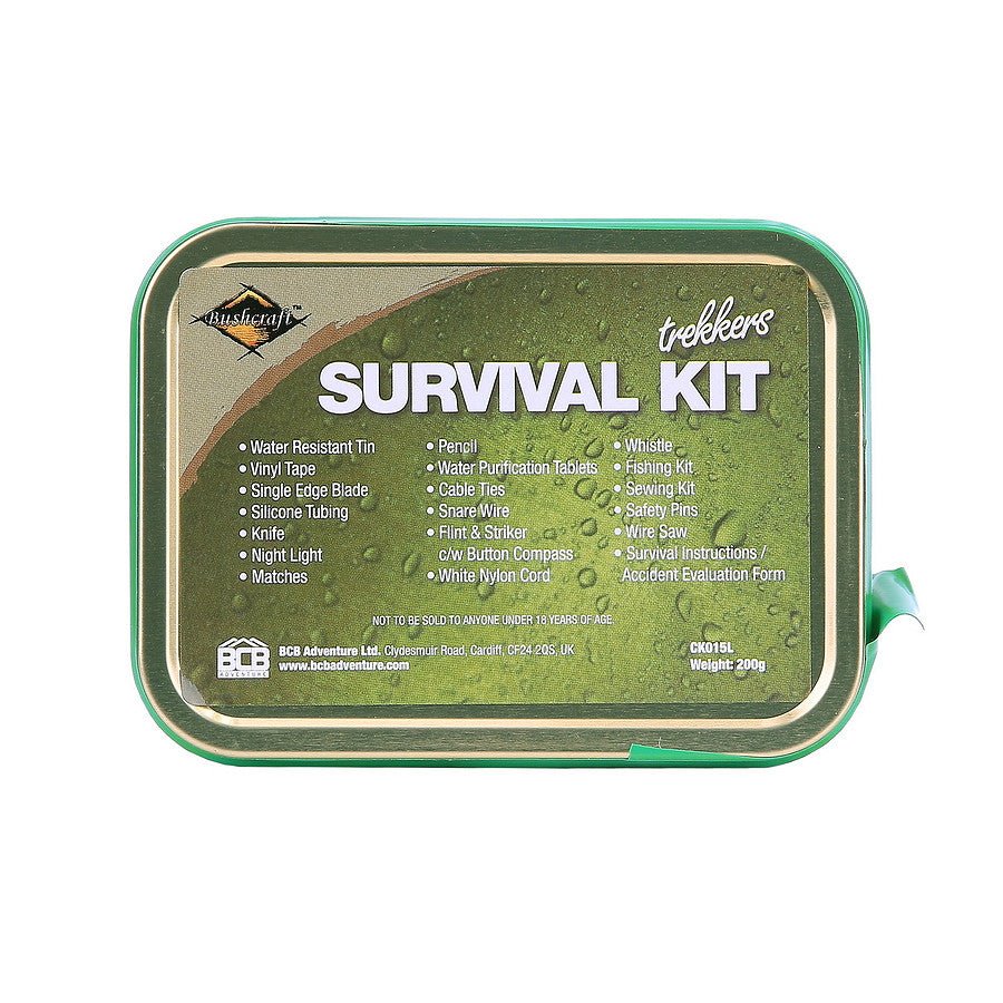 BCB Trekker CK015L | Kit de survie compact randonnée & Bushcraft - Survia outdoors
