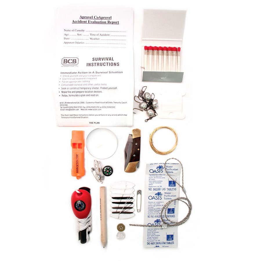 BCB Trekker CK015L | Kit de survie compact randonnée & Bushcraft - Survia outdoors