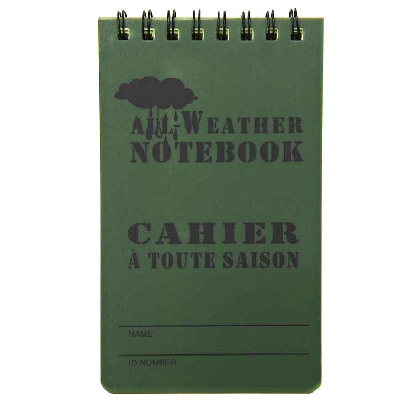 Carnet waterproof étanche | Petit ou large - Survia outdoors