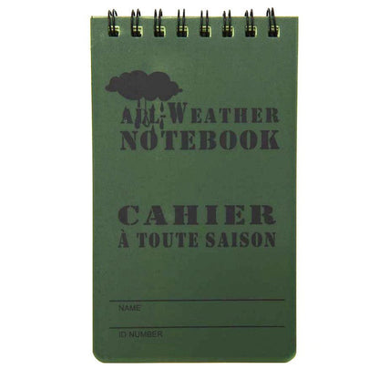 Carnet waterproof étanche | Petit ou large - Survia outdoors