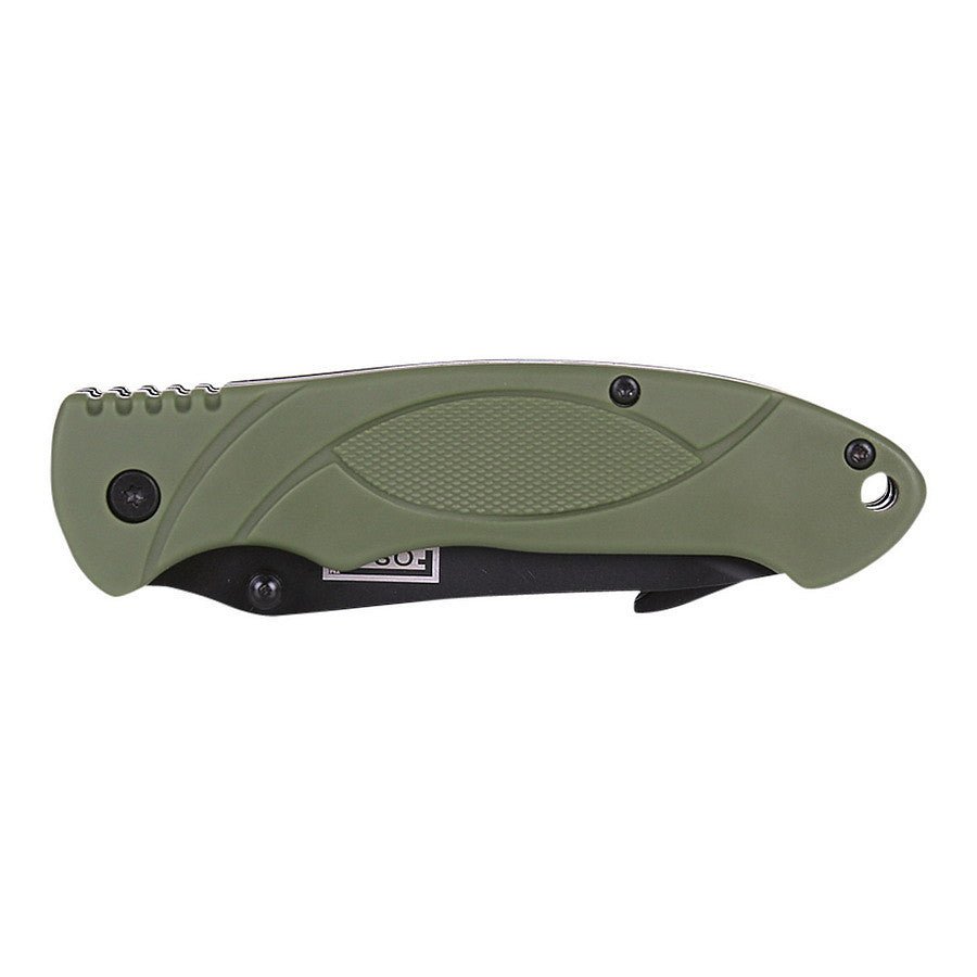 Couteau Bushcraft Fosco | 2 lames inox avec scie et crochet - Survia outdoors