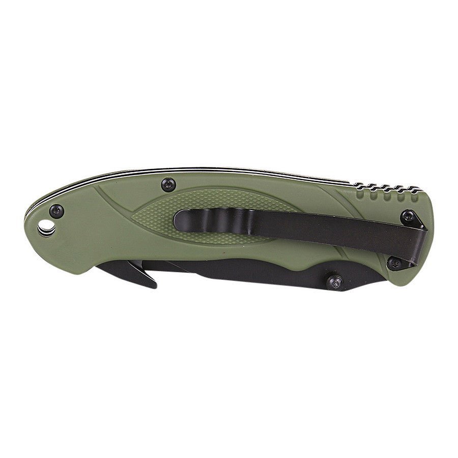 Couteau Bushcraft Fosco | 2 lames inox avec scie et crochet - Survia outdoors