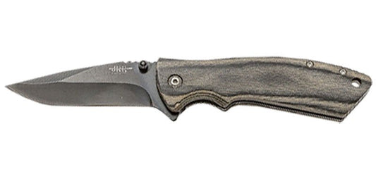 Couteau Pliant JKR0899 | Lame 80mm Acier 3Cr13MoV | Manche Bois Noir | Liner Lock - Survia outdoors