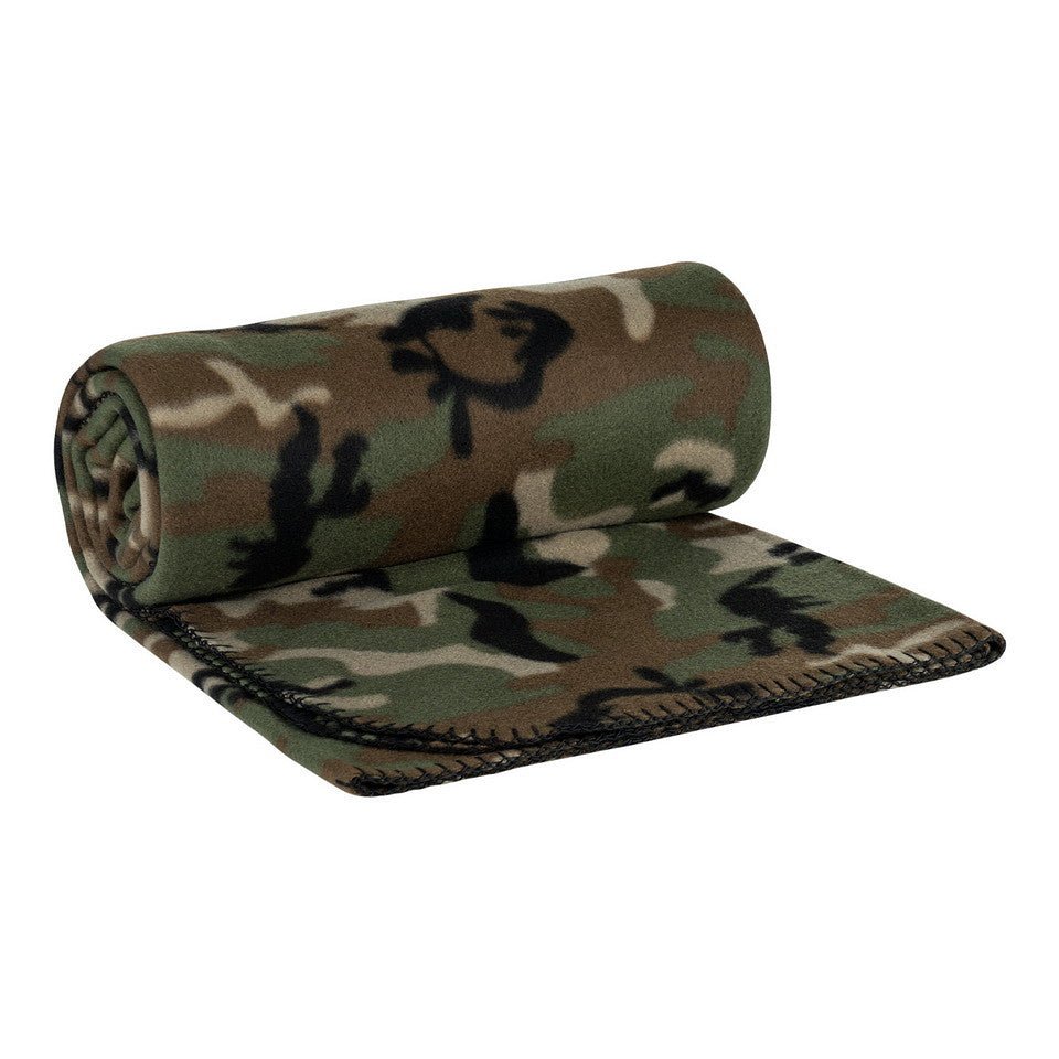 Couverture polaire camouflage Fosco – 170 × 130 cm - Survia outdoors