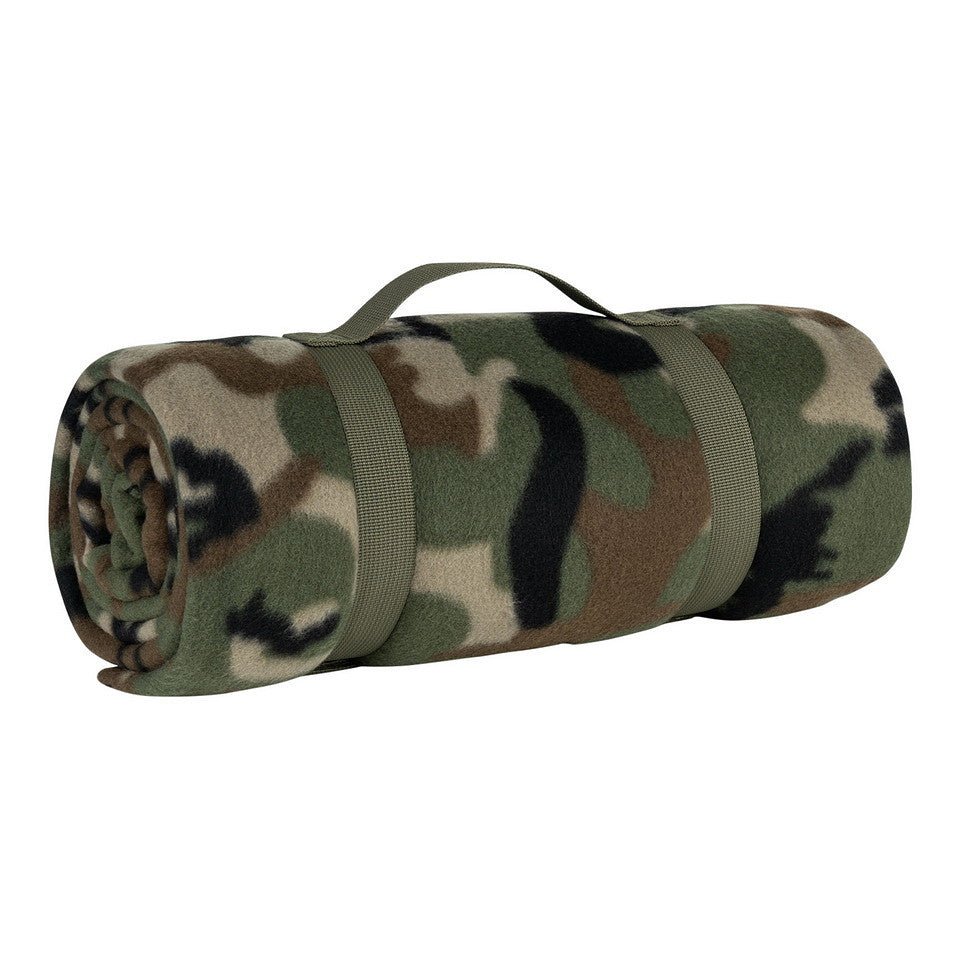Couverture polaire camouflage Fosco – 170 × 130 cm - Survia outdoors